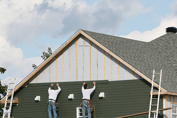 Professional Siding Contractor technician working in Friedens, PA